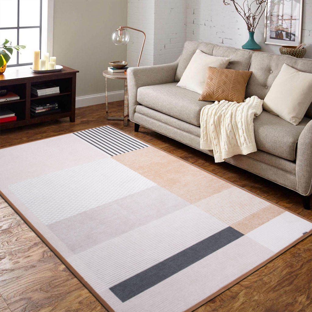 Chenille 3# Друкований килим із підкладкою проти ковзання точок